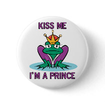 Frog Prince buttons by alternateworlds Frog Prince buttons