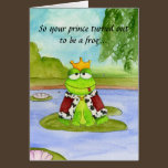 Frog Prince Card cards