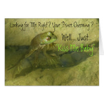 Frog Prince -Friend Valentine's Day Card cards