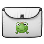 Frog Prince. Happy Frog. Sleeve For MacBooks