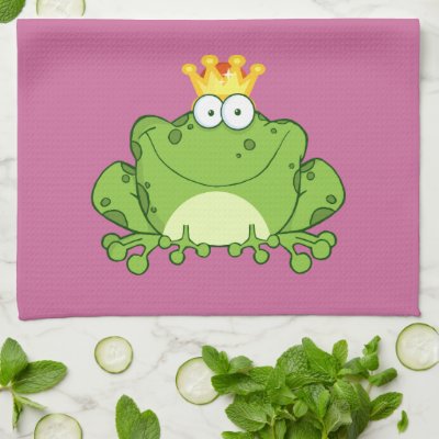 Frog Prince Kitchen Towels Mojo_kitchentowel Frog Prince Kitchen Towels Mojo_kitchentowel