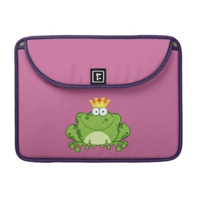 Frog Prince Macbook Pro Sleeve Rickshaw_flapsleeve Frog Prince Macbook Pro Sleeve Rickshaw_flapsleeve
