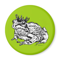 Frog Prince magnets by InspirationalStories Frog Prince magnets