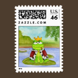 Frog Prince Postage Stamp