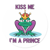 Frog Prince Sticker