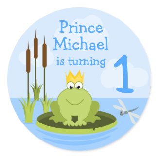 Frog Prince Stickers sticker