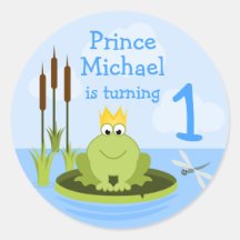 Frog Prince Stickers