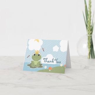 Frog Prince Thank You Cards Notes