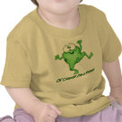 infant_tshirt - This little green frog is a cutie. He has a funny little face and is jumping up to say ... Of course Im a Prince. More matching items in my store.: Sizes  Available colors: yellow