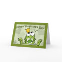 Frog Prince Valentine card
