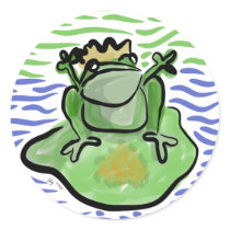 Frog Prince Valentine Sticker by elledeegee Frog Prince Valentine Sticker