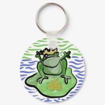 Frog Prince Valentines Day Keychain by elledeegee Frog Prince Valentines Day Keychain
