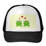 Frog Princess and Frog Prince, with hearts. Trucker Hat