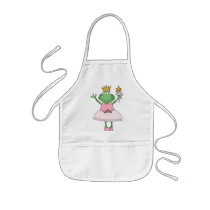 Frog Princess Apron by notecardgirl Frog Princess Apron