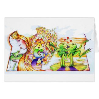 Frog Princess Greeting Card