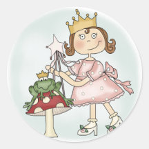 Frog Princess Sticker