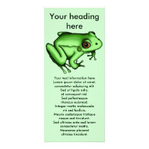 Frog, rack card