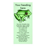 Frog, rack card