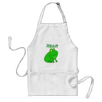 Frog Ribbit aprons by AllPetsStore Frog Ribbit aprons