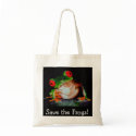 Frog, Save the Frogs! bags by derbyka Frog, Save the Frogs! bags