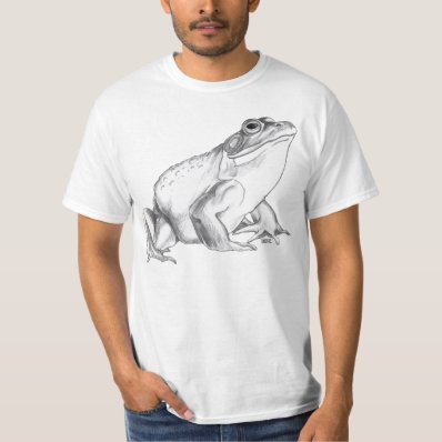 Frog Shirt Bullfrog Art T-shirt Cool Frog Gift