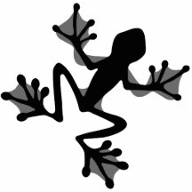 Frog Silhouette Cut Out Sculpture