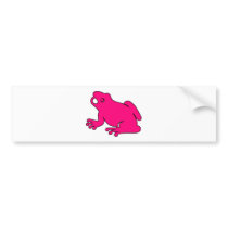 Frog Silhouette Froggy Jump Amphibians Hop bumper stickers by inquester Frog Silhouette Froggy Jump Amphibians Hop bumper stickers