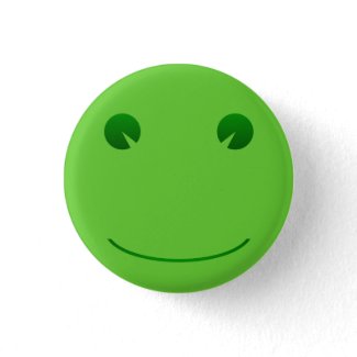 Frog Smile Button button