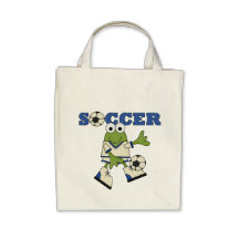 Frog Soccer Tshirts and Gifts Bags