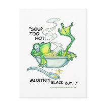 Frog Soup postcards by aaronlopresti Frog Soup postcards
