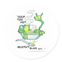 Frog Soup stickers by aaronlopresti Frog Soup stickers
