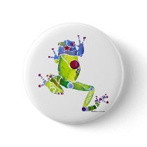 Frog Spring Green buttons