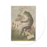 Frog Round Stickers