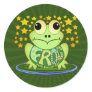 FROG ROUND STICKERS