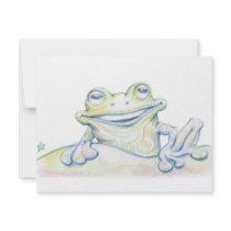 Frog Swirl invitations