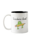 Frog Teachers Rock mugs by school_teacher Frog Teachers Rock mugs