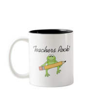 Frog Teachers Rock Mug