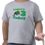 Frog Third Birthday Boy Shirt