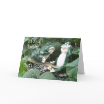 Frog TitterTatter-customize Greeting Card