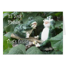 Frog TitterTatter-customize Greeting Card