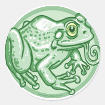 Frog Tongue Sticker