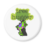 Frog Tree Hugger Refrigerator Magnets