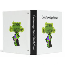 Frog Tree Hugger T-shirts and Gifts Binders