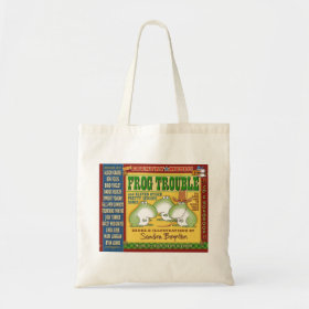 FROG TROUBLE by Sandra Boynton Official Tote Bag