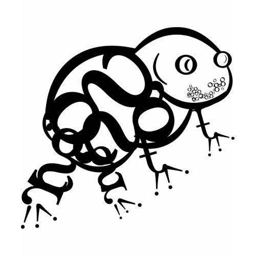 Frog Typography Art Tee Shirts