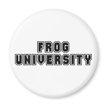 Frog University magnets by dustin1175 Frog University magnets