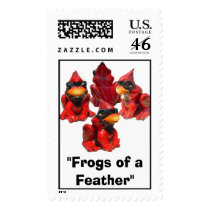 Frog View ...., "Frogs of a Feather" postage