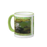 Frog Water Lily Beauty Inspirational Mug