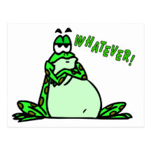 Frog whatever postcards