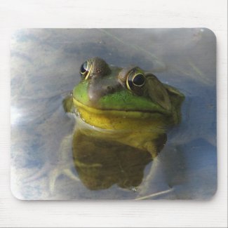 Frog with Attitude Mouse Pad
